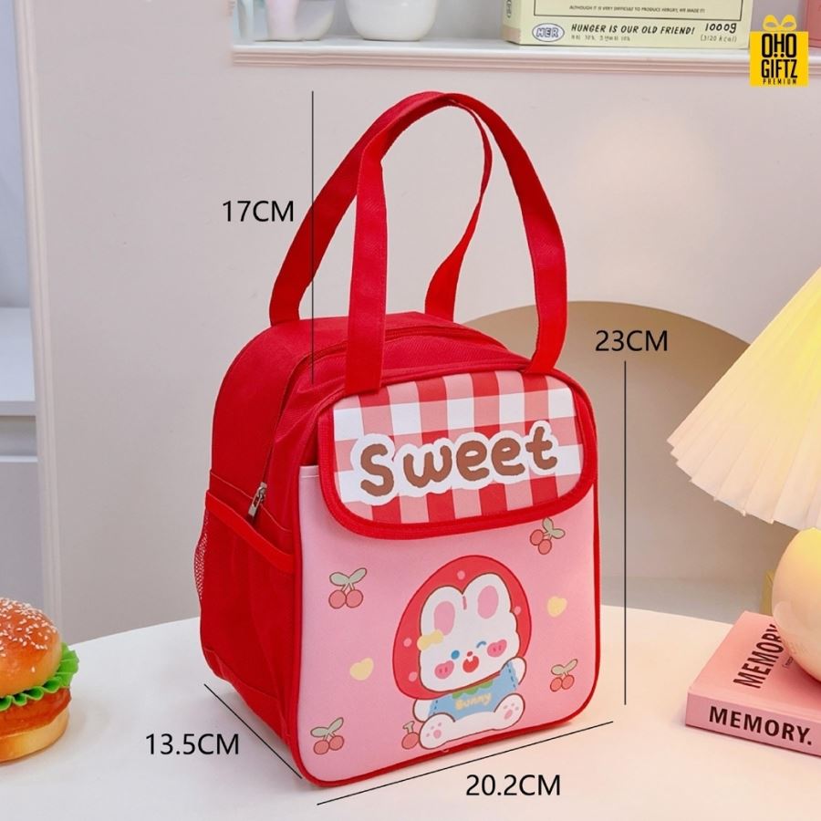 กระเป๋าลายหมีเก็บอุณหภูมิ สกรีนโลโก้  ทำเป็นของพรีเมี่ยม