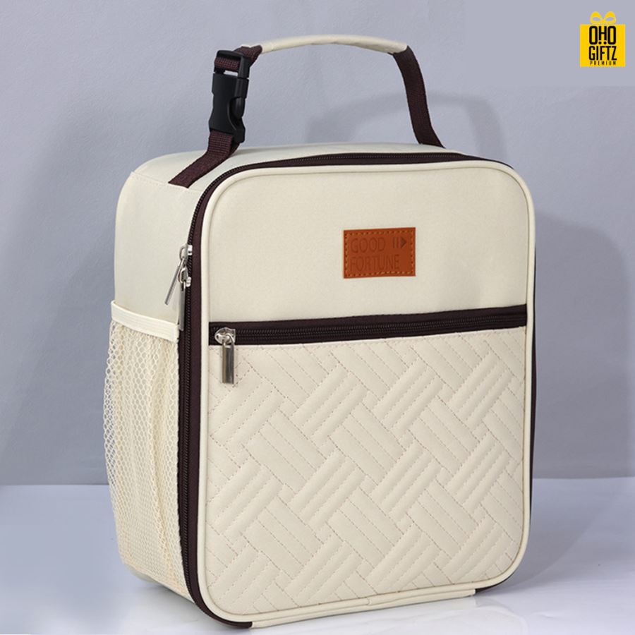 กระเป๋าใส่กล่องข้าวเก็บอุณหภูมิ สกรีนโลโก้  ทำเป็นของพรีเมี่ยม