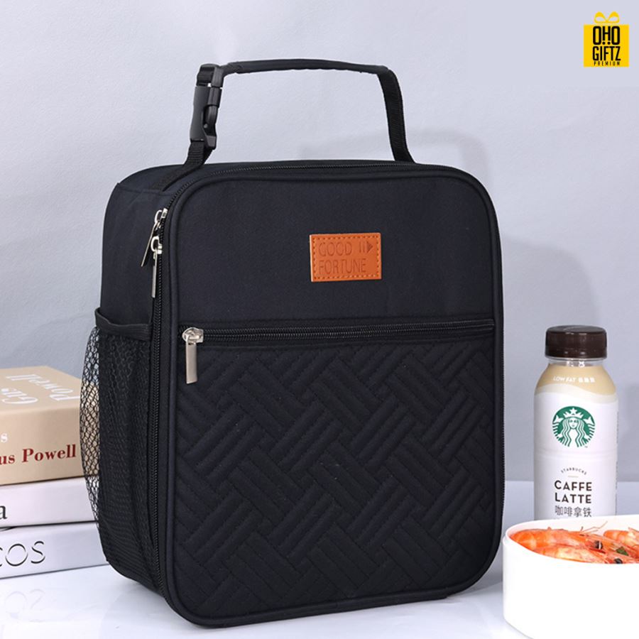 กระเป๋าใส่กล่องข้าวเก็บอุณหภูมิ สกรีนโลโก้  ทำเป็นของพรีเมี่ยม