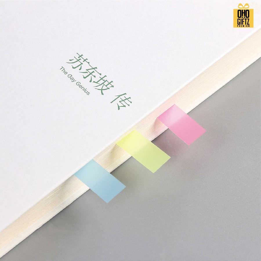 กระดาษโน๊ต Post it ขนาดเล็กพกพา สกรีนโลโก้ ทำเป็นของพรีเมี่ยม ของชำร่วยได้