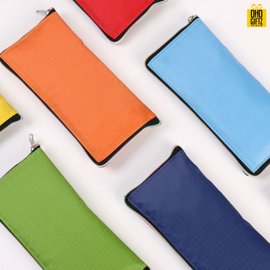 กระเป๋าสะพายพับเก็บได้ สกรีนโลโก้ ทำเป็นของพรีเมี่ยม ของที่ระลึก