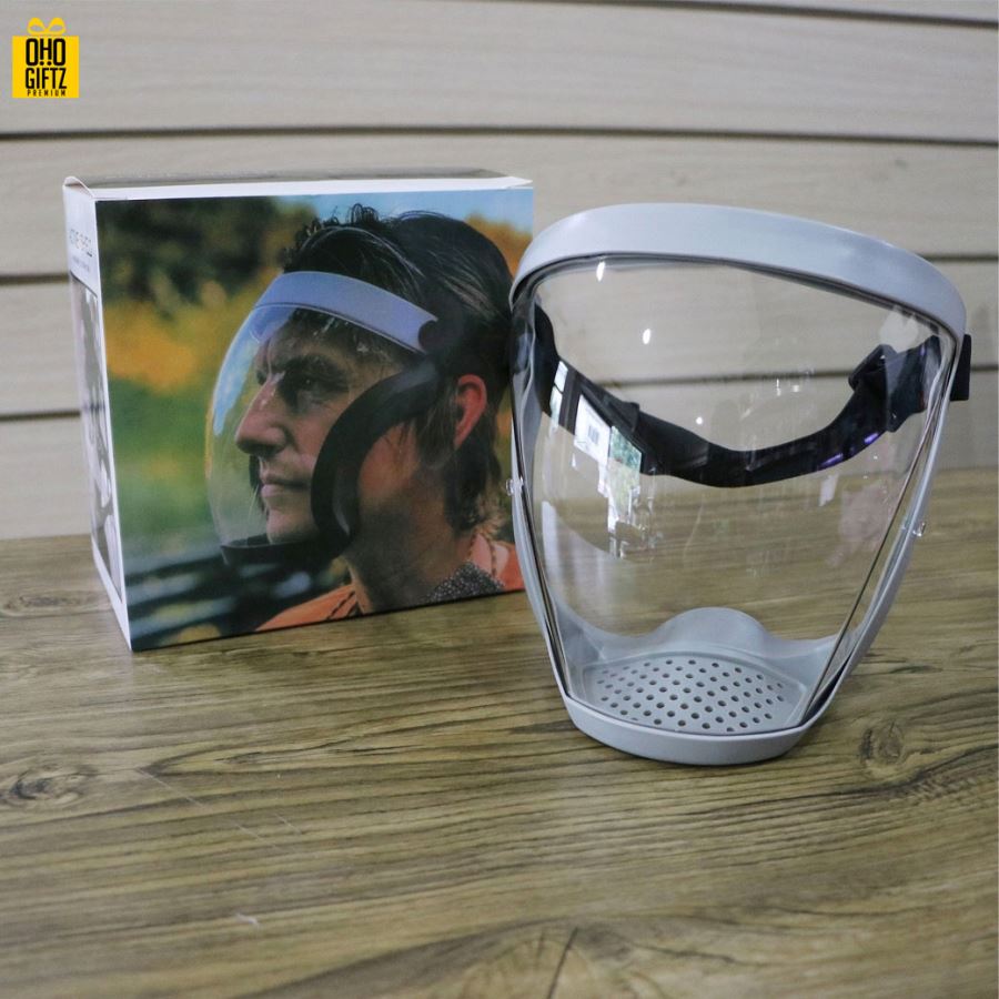 Full Face Shield เฟสชิลด์แบบเต็มหน้า สกรีนโลโก้ ทำเป็นของพรีเมี่ยมได้