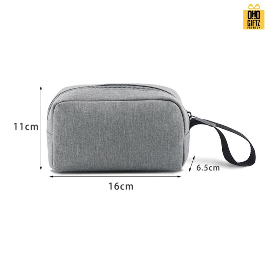 กระเป๋าใส่มือถือและอุปกรณ์ไอที สกรีนชื่อ สกรีนโลโก้ ทำเป็นของพรีเมี่ยมได้