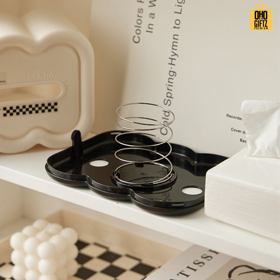 กล่องทิชชู่น่ารัก สกรีนโลโก้ ทำเป็นของพรีเมี่ยมได้