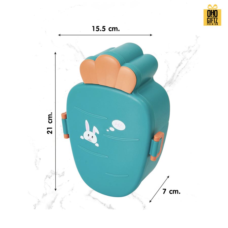 กล่องอาหารทรงแครรอท สกรีนชื่อ สกรีนโลโก้ ทำเป็นของพรีเมี่ยมได้