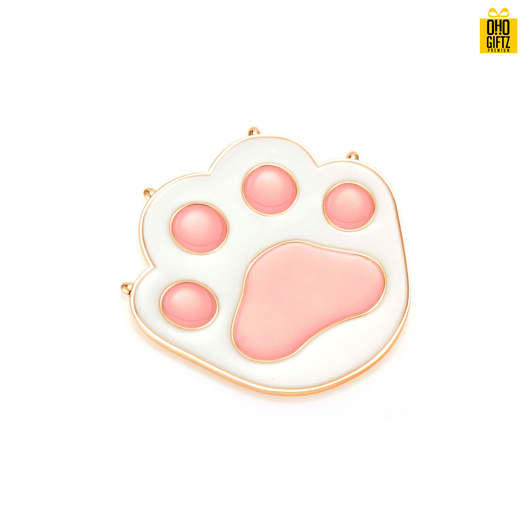 กระจกขนาดพกพา สกรีนชื่อ สกรีนโลโก้  ทำเป็นของพรีเมี่ยมได้