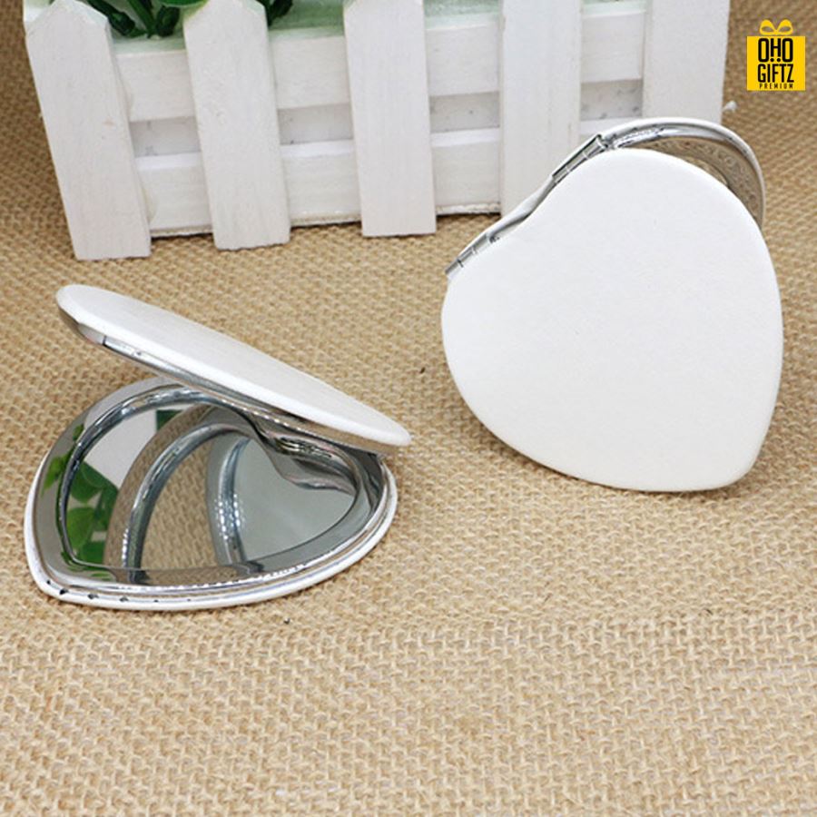 กระจกพับมินิ สกรีนชื่อ สกรีนโลโก้  ทำเป็นของพรีเมี่ยมได้