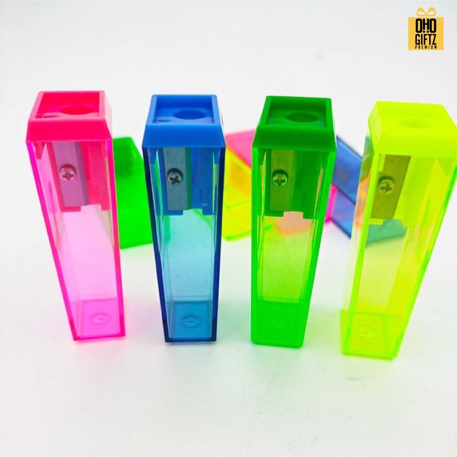 กบเหลาดินสอทรงยาว สกรีนโลโก้ ทำเป็นของพรีเมี่ยมได้