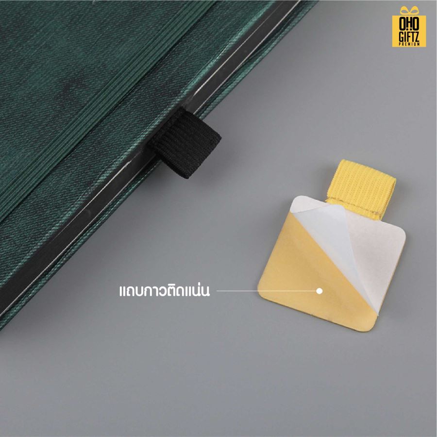 หนีบปากกากับสมุดโน๊ต สกรีนชื่อ สกรีนโลโก้ ทำเป็นของพรีเมี่ยมได้