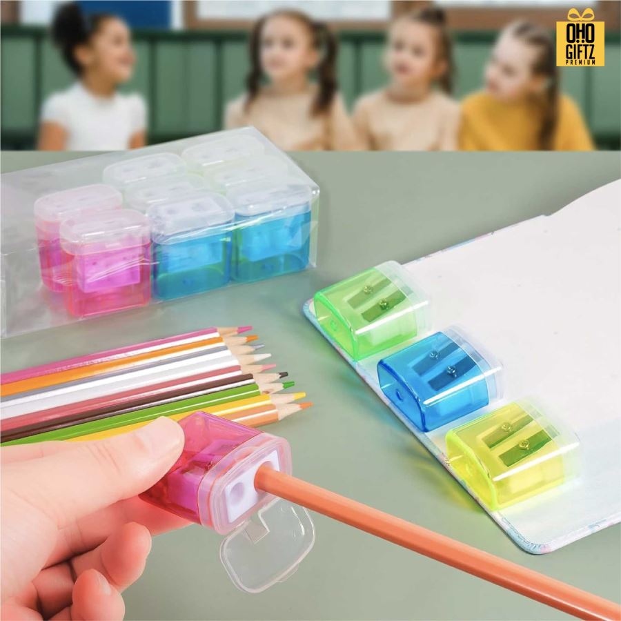 กบเหลาดินสอแบบ 2 ช่องเหลา สกรีนโลโก้ ทำเป็นของพรีเมี่ยมได้