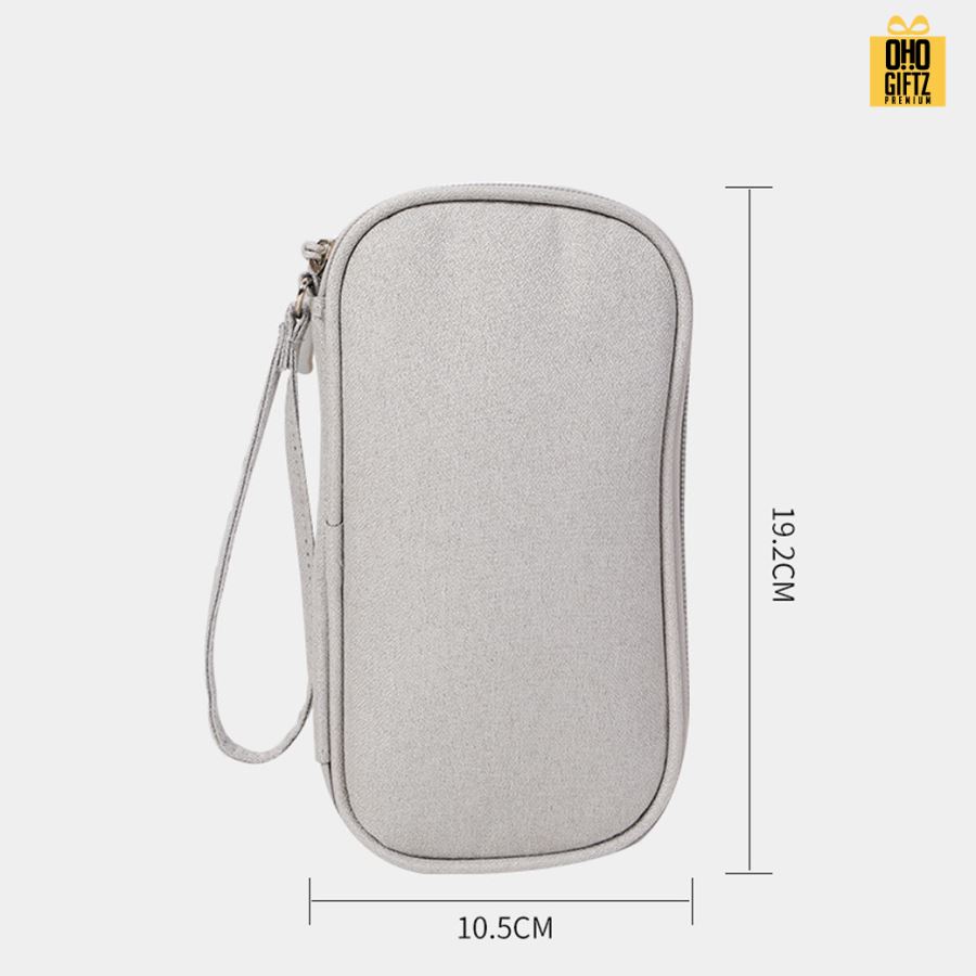 กระเป๋าเก็บอุปกรณ์ไอที สกรีนชื่อ สกรีนโลโก้ ทำเป็นของพรีเมี่ยมได้