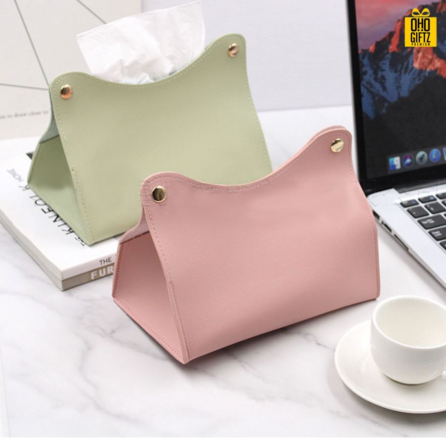 ที่ใส่กระดาษทิชชู่ สกรีนโลโก้ ทำเป็นของพรีเมี่ยม ของชำร่วยได้