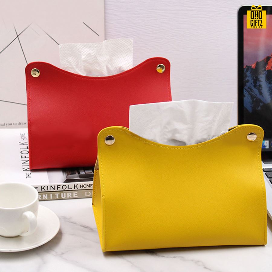 ที่ใส่กระดาษทิชชู่ สกรีนโลโก้ ทำเป็นของพรีเมี่ยม ของชำร่วยได้