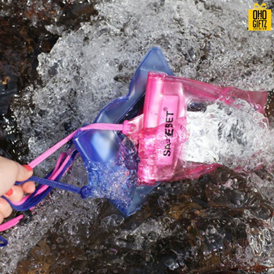 กระเป๋าใส่กล้องกันน้ำ PVC สกรีนโลโก้ ทำเป็นของพรีเมี่ยม