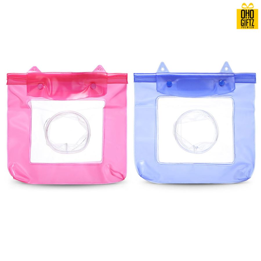 กระเป๋าใส่กล้องกันน้ำ PVC สกรีนโลโก้ ทำเป็นของพรีเมี่ยม