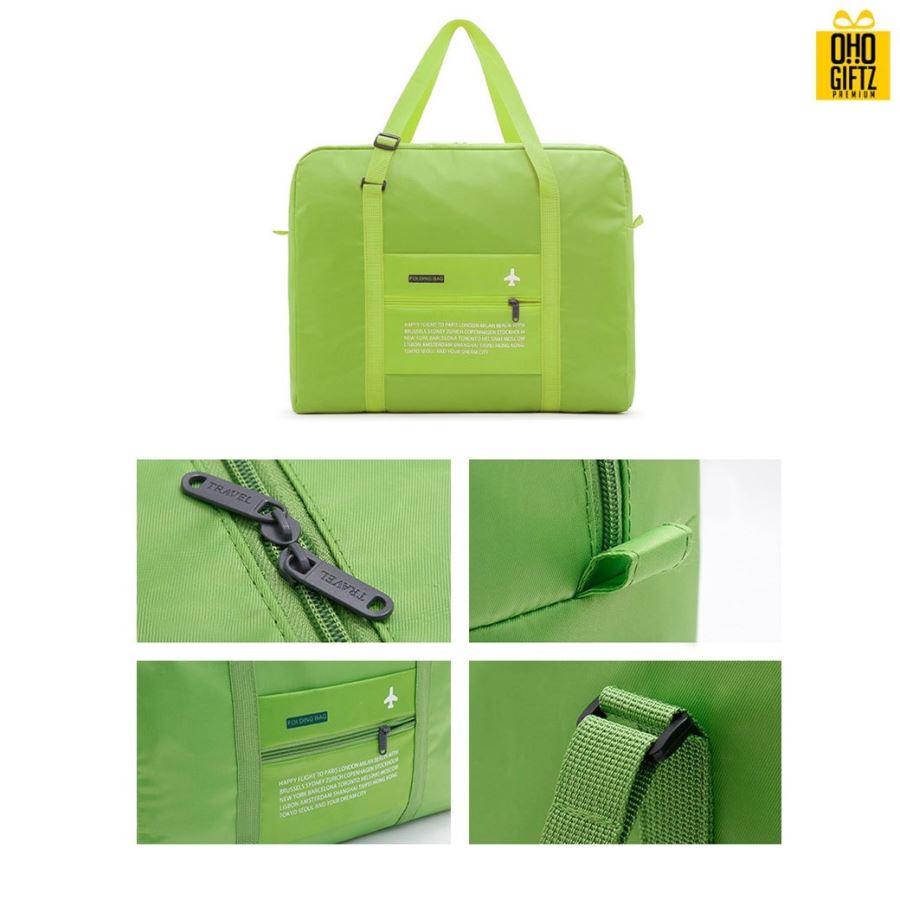 กระเป๋าเดินทางพับเก็บได้ สกรีนโลโก้ฟรี1สี1จุด!! ทำเป็นของพรีเมี่ยมได้