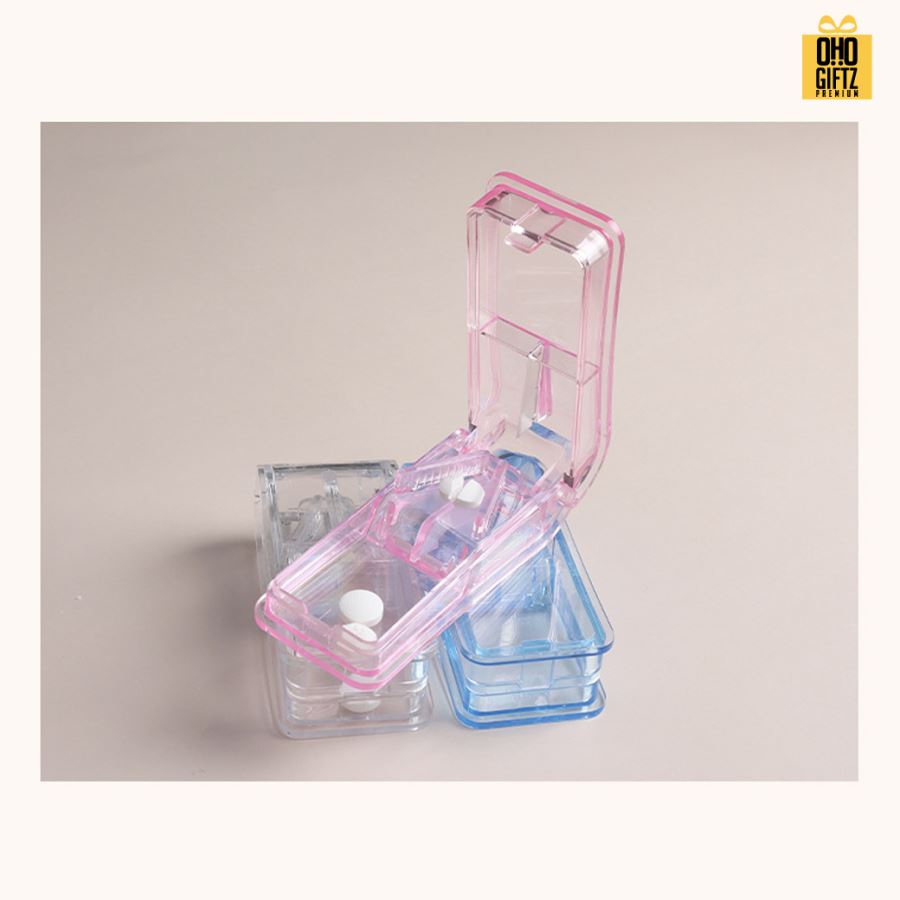 กล่องตัดเม็ดยา สกรีนชื่อ สกรีนโลโก้ ทำเป็นของพรีเมี่ยมได้ 