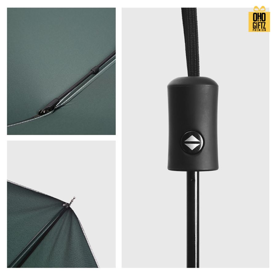 ร่มสีเงินไททาเนี่ยม ป้องกันรังสีUV สกรีนโลโก้ ทำเป็นสินค้าพรีเมี่ยม 