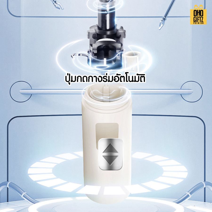 ร่มเปิดอัตโนมัติแข็งแรงมาก 12 ก้านคู่ สกรีนโลโก้ ทำเป็นสินค้าพรีเมี่ยม 