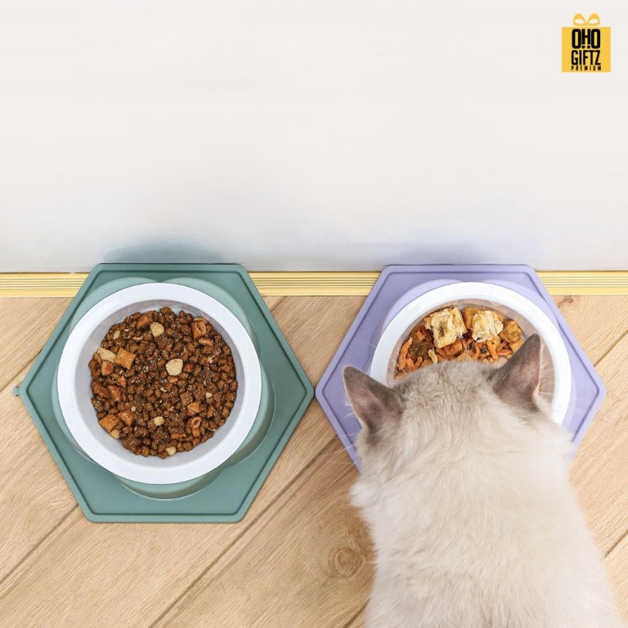 ชามอาหารสัตว์เลี้ยง สกรีนโลโก้ ทำเป็นของพรีเมี่ยม