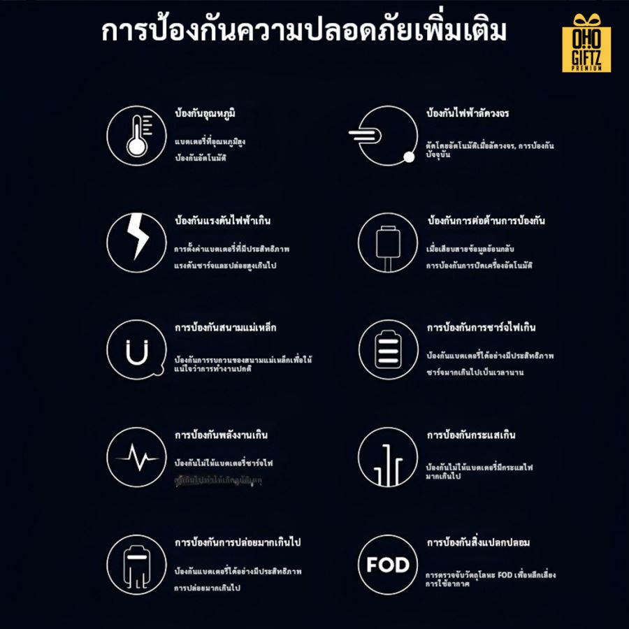 แท่นชาร์จแบตไร้สาย สกรีนชื่อ,โลโก้ ทำเป็นของพรีเมี่ยมได้