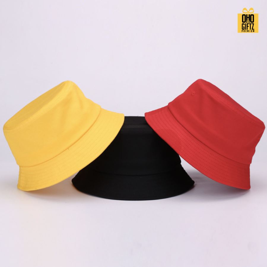 หมวก Bucket สกรีนโลโก้ไม่จำกัดสี ทำเป็นของพรีเมี่ยม ของที่ระลึกได้