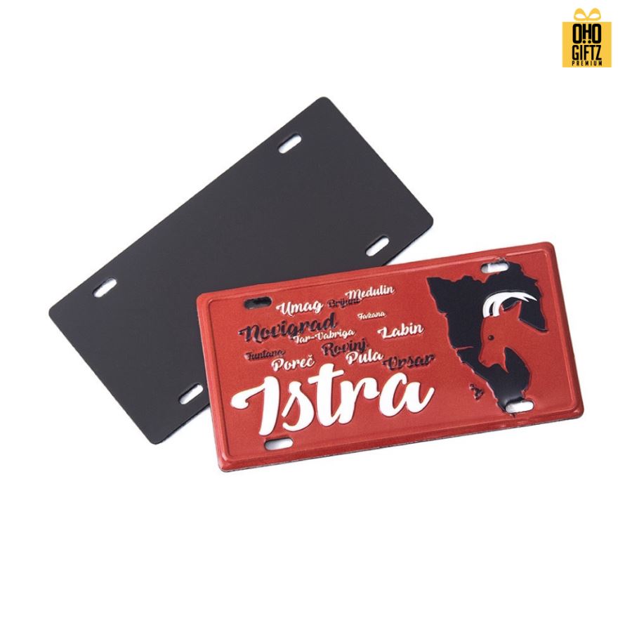 แม่เหล็กติดตู้เย็นป้ายอลูมิเนียม พิมพ์ไม่จำกัดสี สกรีนโลโก้ ทำเป็นของพรีเมี่ยม ของชำร่วยได้