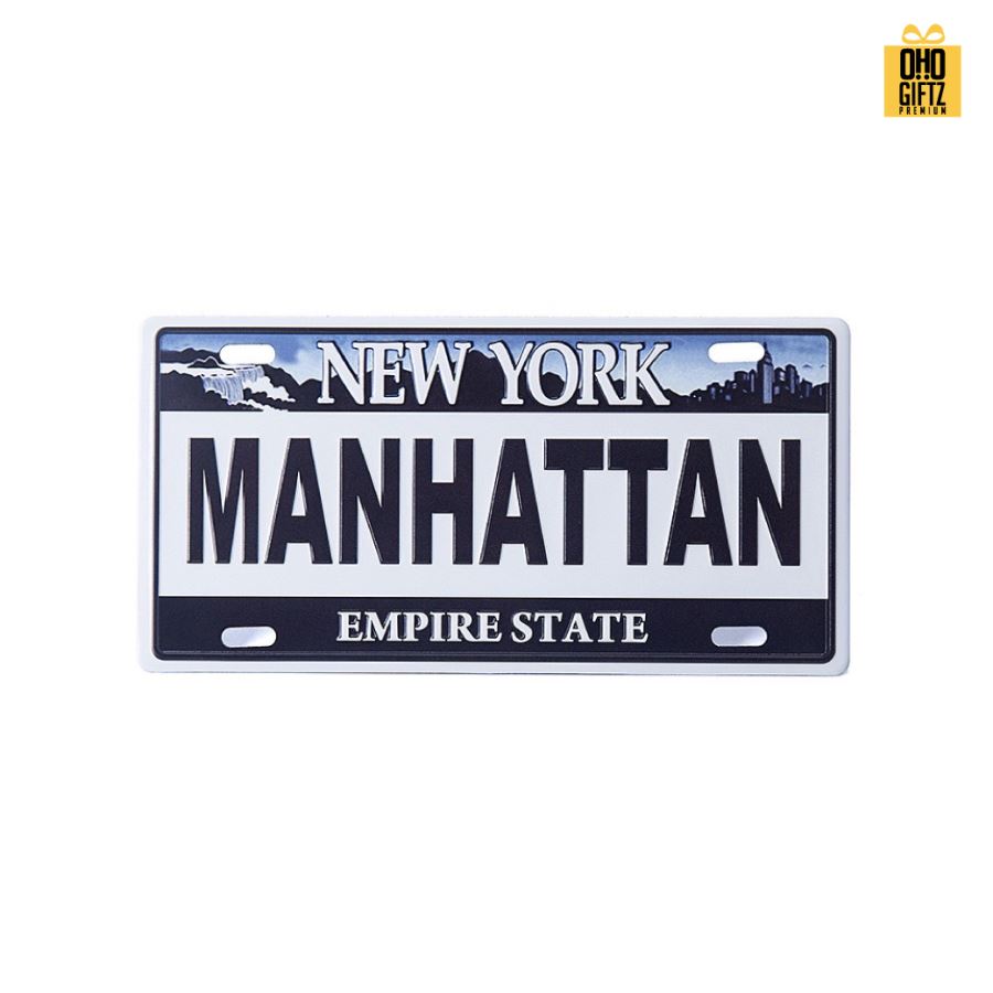 แม่เหล็กติดตู้เย็นป้ายอลูมิเนียม พิมพ์ไม่จำกัดสี สกรีนโลโก้ ทำเป็นของพรีเมี่ยม ของชำร่วยได้