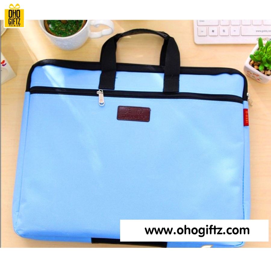 กระเป๋าใส่โน้ตบุ๊กหรือเอกสาร สกรีนชื่อ, โลโก้ได้