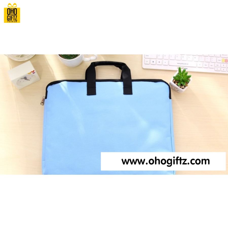 กระเป๋าใส่โน้ตบุ๊กหรือเอกสาร สกรีนชื่อ, โลโก้ได้