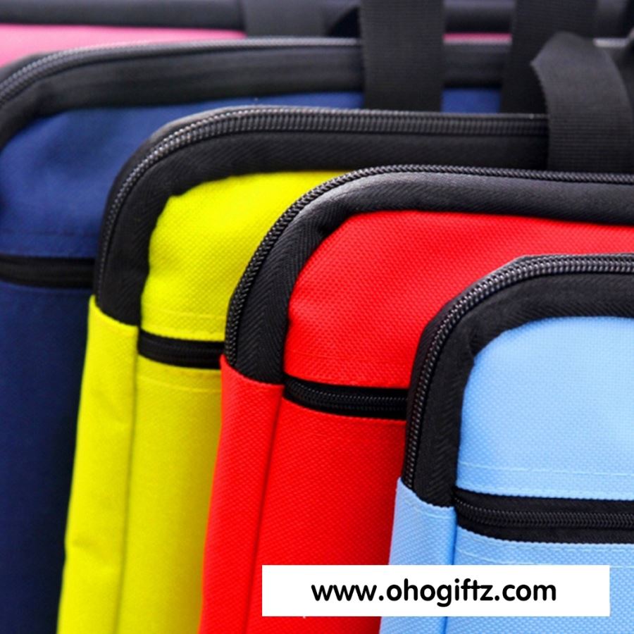 กระเป๋าใส่โน้ตบุ๊กหรือเอกสาร สกรีนชื่อ, โลโก้ได้