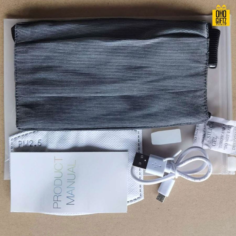 หน้ากากผ้า LED เปลี่ยนสีได้ แถมฟรีแผ่นกรอง 5 ชั้น