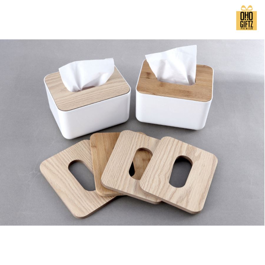 กล่องทิชชู่ สกรีนโลโก้ ทำเป็นของพรีเมี่ยม ของชำร่วยได้