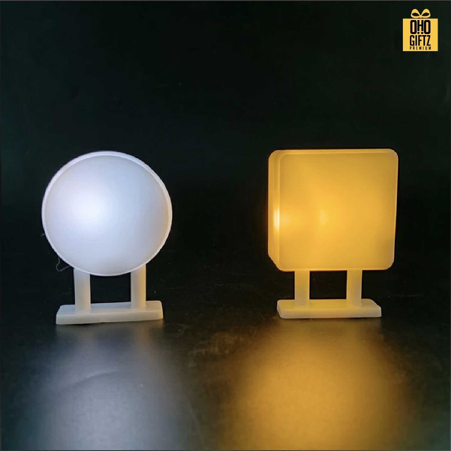 แม่เหล็กติดตู้เย็นป้ายกล่องไฟจิ๋ว สกรีนโลโก้ ทำเป็นของพรีเมี่ยมได้