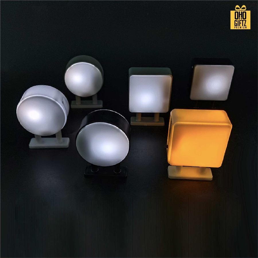 แม่เหล็กติดตู้เย็นป้ายกล่องไฟจิ๋ว สกรีนโลโก้ ทำเป็นของพรีเมี่ยมได้