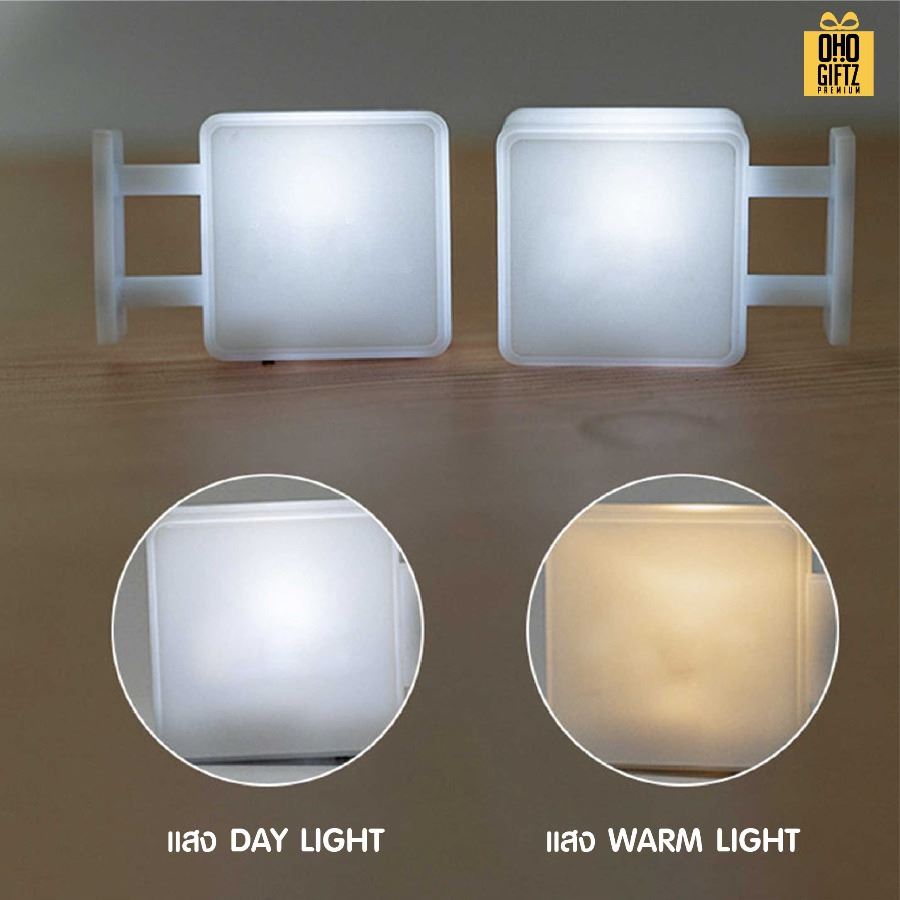 แม่เหล็กติดตู้เย็นป้ายกล่องไฟจิ๋ว สกรีนโลโก้ ทำเป็นของพรีเมี่ยมได้