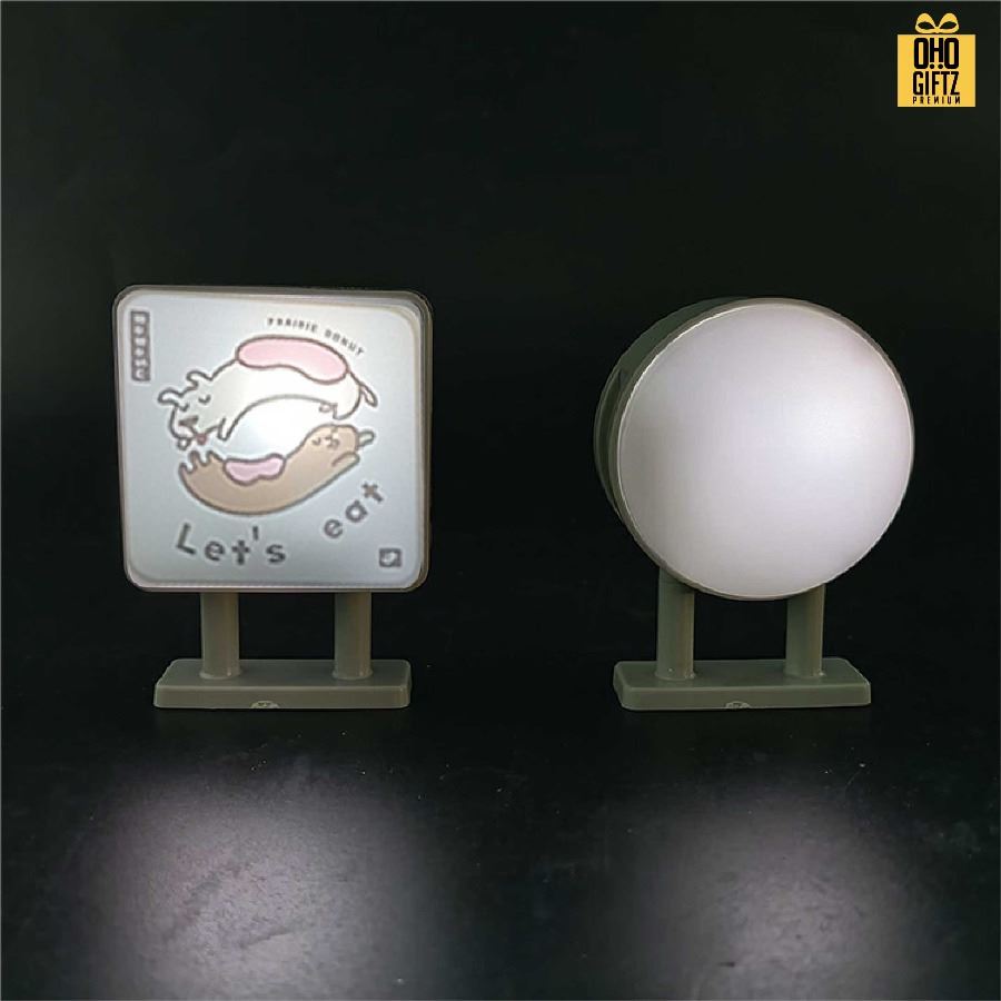 แม่เหล็กติดตู้เย็นป้ายกล่องไฟจิ๋ว สกรีนโลโก้ ทำเป็นของพรีเมี่ยมได้