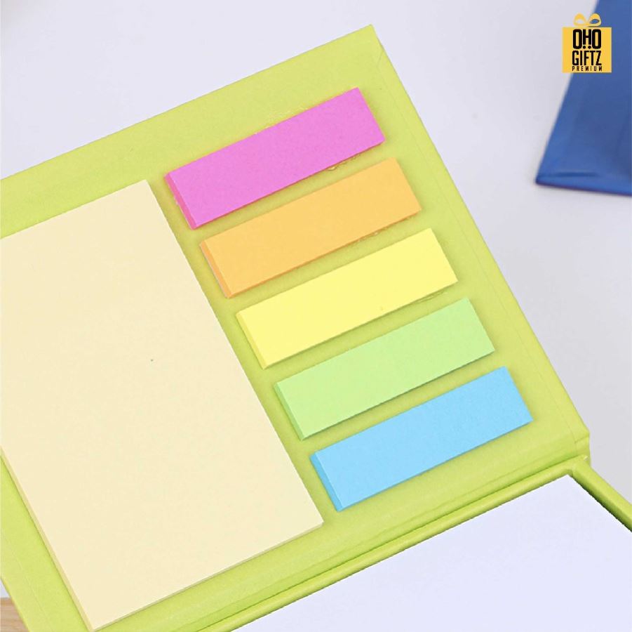 กระดาษโน๊ตพร้อม Notepad สกรีนโลโก้ ทำเป็นของพรีเมี่ยม ของชำร่วยได้