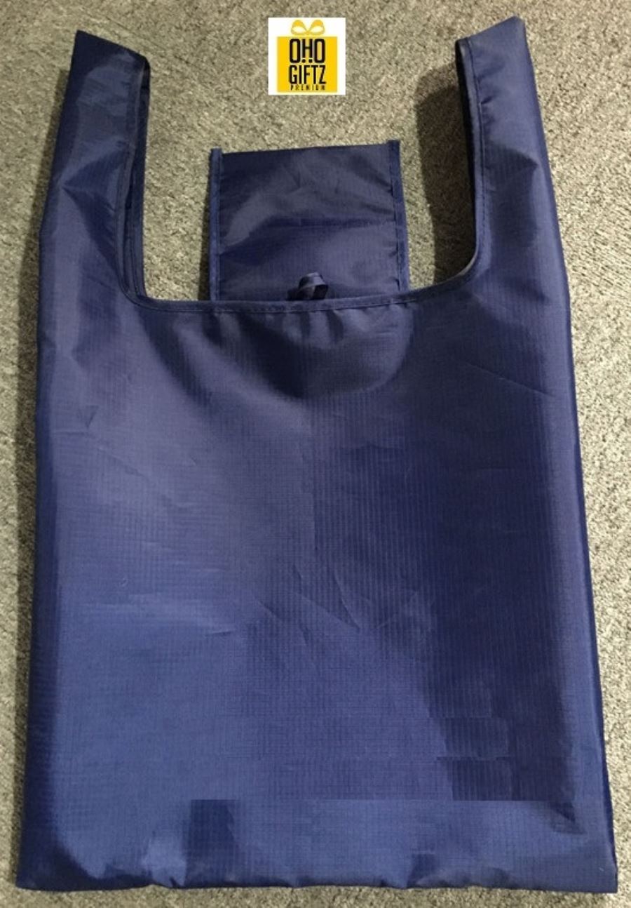 กระเป๋าพับได้ผ้า OXFORD สกรีนโลโก้ ทำเป็นของพรีเมี่ยม ของที่ระลึก
