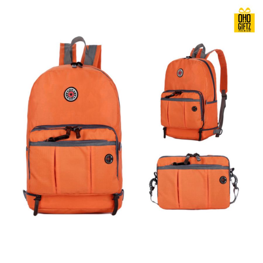 กระเป๋าเดินทางพับได้ สกรีนชื่อ สกรีนโลโก้ ทำเป็นของพรีเมี่ยมได้ 