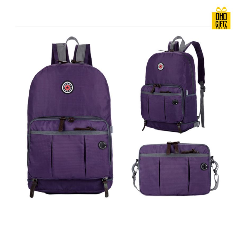 กระเป๋าเดินทางพับได้ สกรีนชื่อ สกรีนโลโก้ ทำเป็นของพรีเมี่ยมได้ 