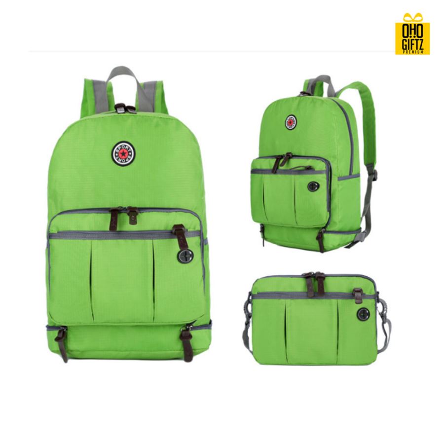 กระเป๋าเดินทางพับได้ สกรีนชื่อ สกรีนโลโก้ ทำเป็นของพรีเมี่ยมได้ 