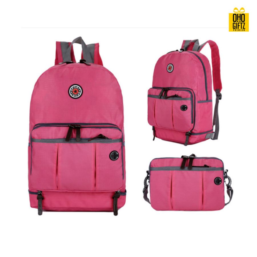 กระเป๋าเดินทางพับได้ สกรีนชื่อ สกรีนโลโก้ ทำเป็นของพรีเมี่ยมได้ 