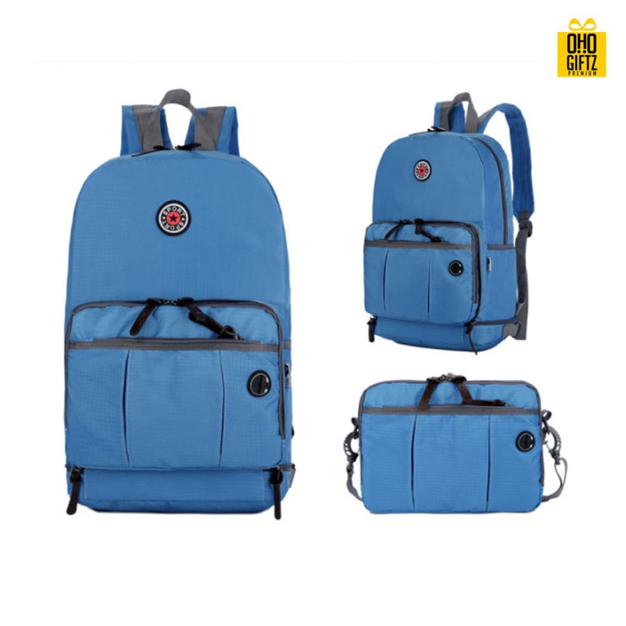 กระเป๋าเดินทางพับได้ สกรีนชื่อ สกรีนโลโก้ ทำเป็นของพรีเมี่ยมได้ 