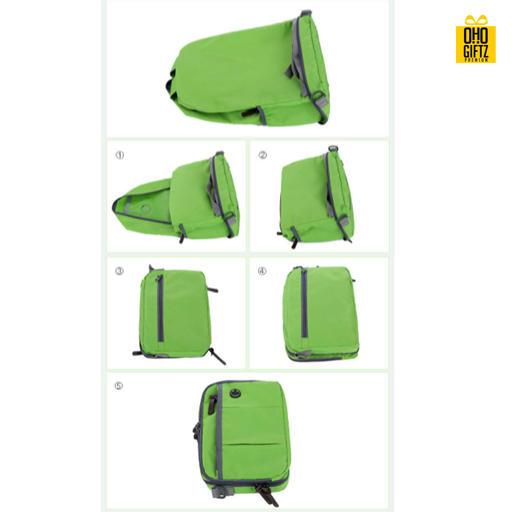 กระเป๋าเดินทางพับได้ สกรีนชื่อ สกรีนโลโก้ ทำเป็นของพรีเมี่ยมได้ 