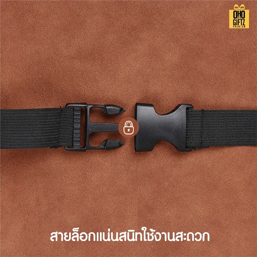 กระเป๋าใส่ทิชชู่หนังกลับสุดหรู สกรีนโลโก้ ทำเป็นของพรีเมี่ยมได้