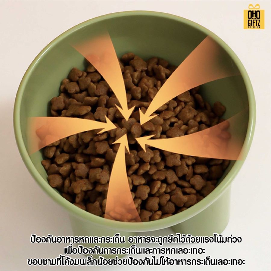 ชามอาหารสัตว์เลี้ยง สกรีนโลโก้ ทำเป็นของพรีเมี่ยม