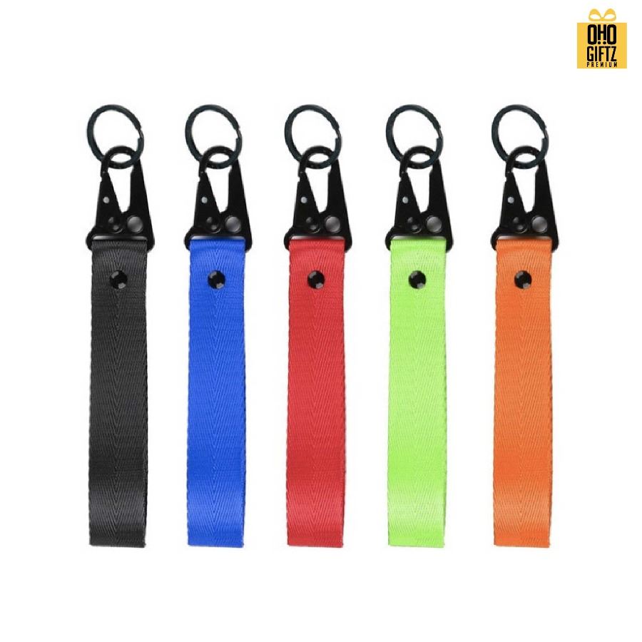 พวงกุญแจไนล่อน สกรีนหรือปักโลโก้ได้ สกรีนโลโก้ ทำเป็นของพรีเมี่ยม ของชำร่วยได้