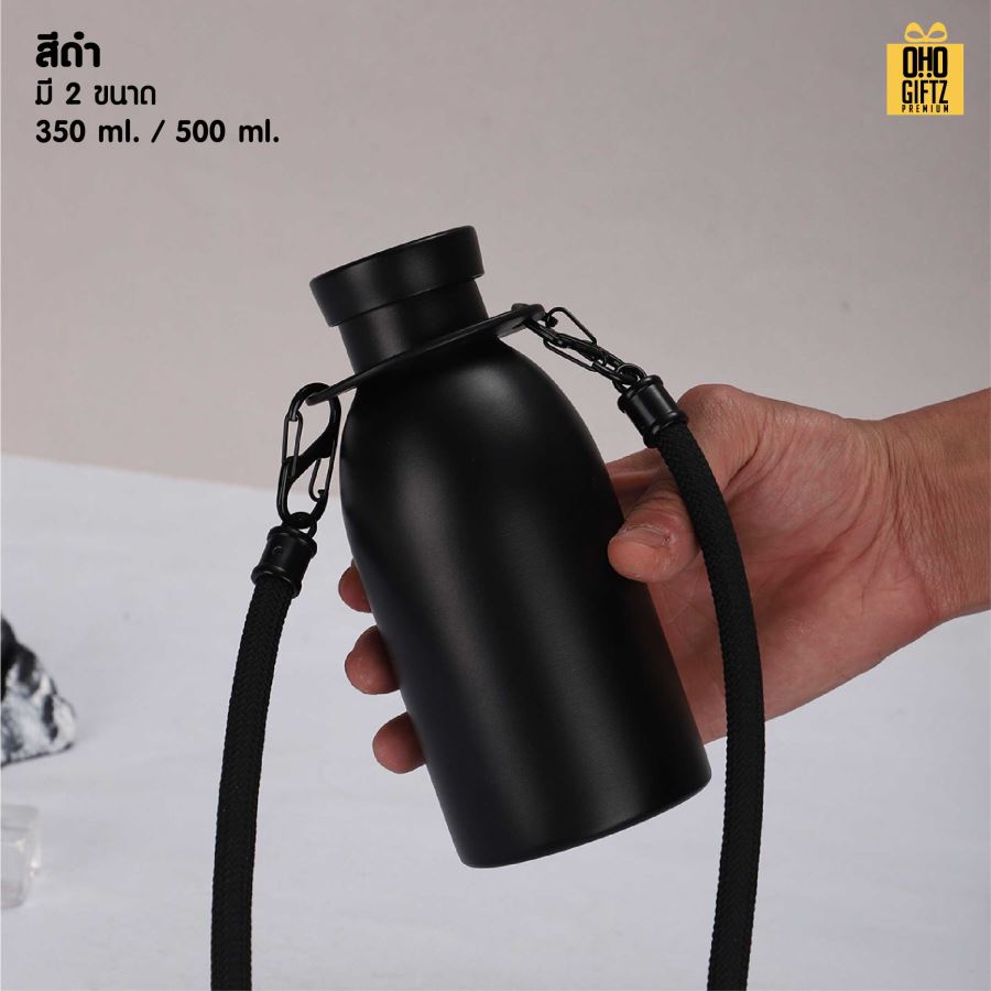 ขวดสแตนเลสเก็บอุณหภูมิ 350 ml. สกรีนโลโก้ ทำเป็นของพรีเมี่ยมได้