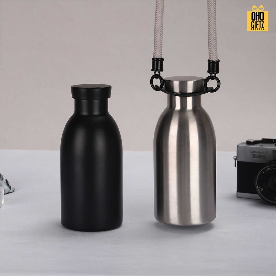 ขวดสแตนเลสเก็บอุณหภูมิ 350 ml. สกรีนโลโก้ ทำเป็นของพรีเมี่ยมได้